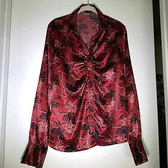 Apt. 9 Red blouse women's size large - Picture 1 of 1